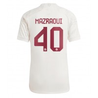 Pánský Fotbalový dres Bayern Munich Noussair Mazraoui #40 2023-24 Třetí Krátký Rukáv